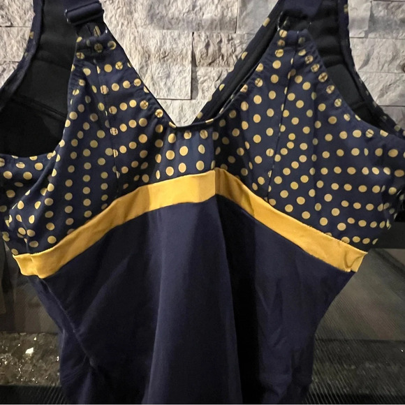 NABAIJI size Large/X Large black and gold one piece bathing suit - Picture 7 of 16